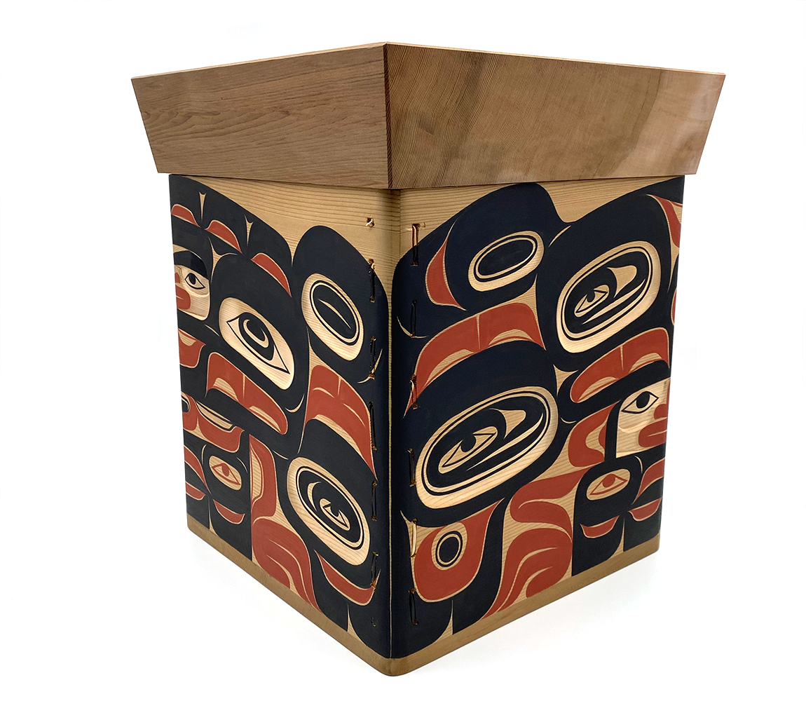 Old Eagle Box Bentwood Cedar Box - David Stephens